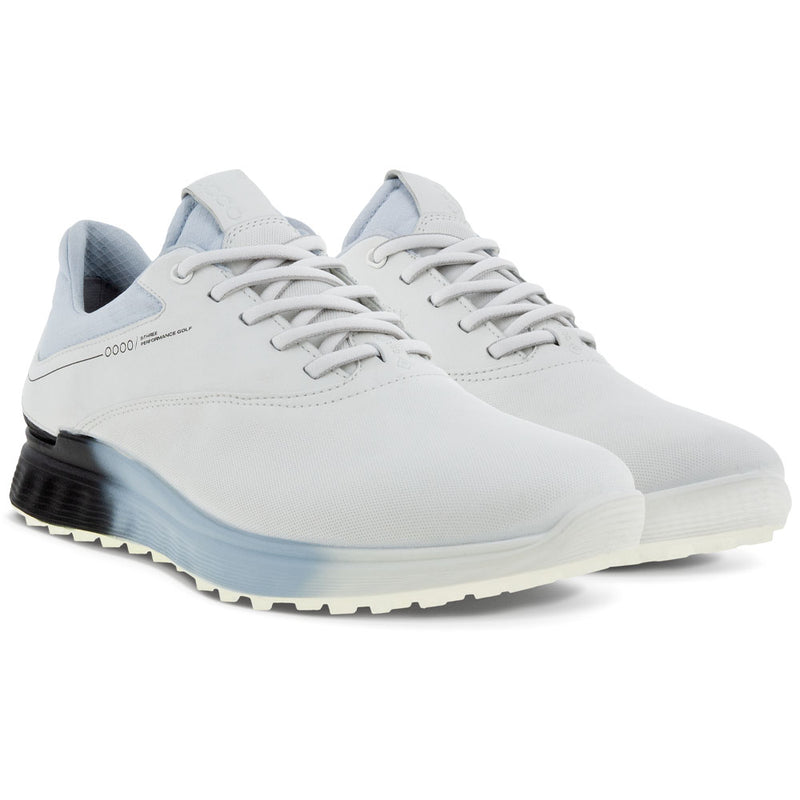 ECCO S-Three Gore-Tex Waterproof Spikeless Shoes - White/Black/Air