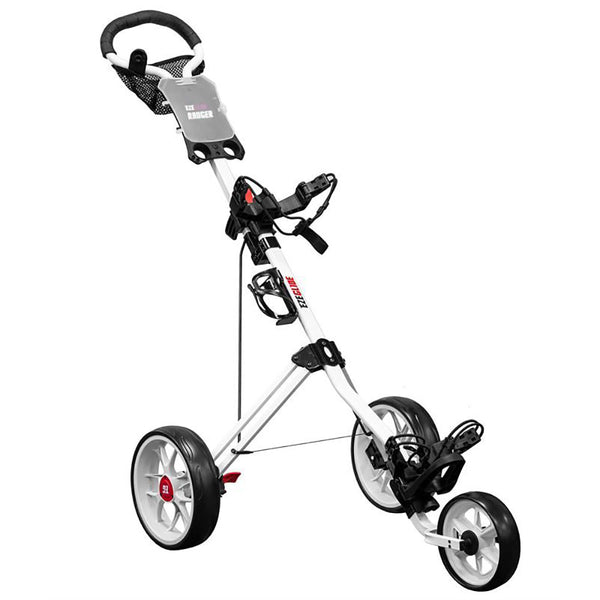 EzeGlide Ranger 3 Wheel Push Trolley - White