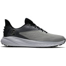 FootJoy Flex XP Spikeless Waterproof Shoes - Grey/White/Black