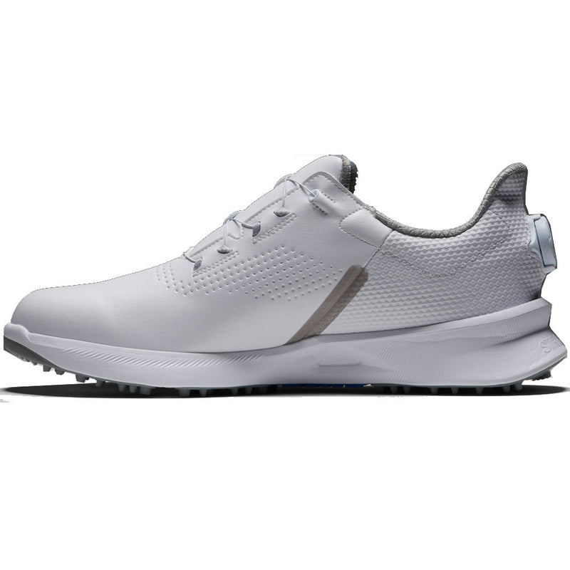 FootJoy Fuel BOA Waterproof Spikeless Shoes - White/Grey