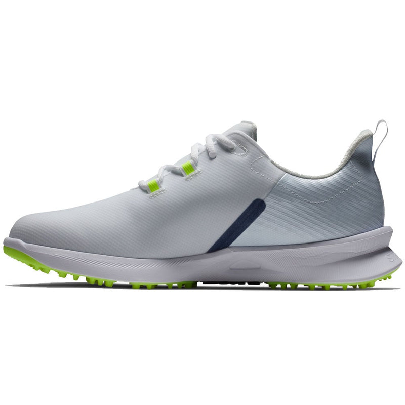 FootJoy Fuel Sport Waterproof Spikeless Shoes - White/Navy/Green
