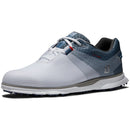 FootJoy Pro SL Sport Spikeless Waterproof Shoes - White/Blue/Navy