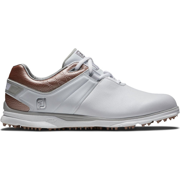 FootJoy Ladies Pro SL Spikeless Shoes - White/Rose