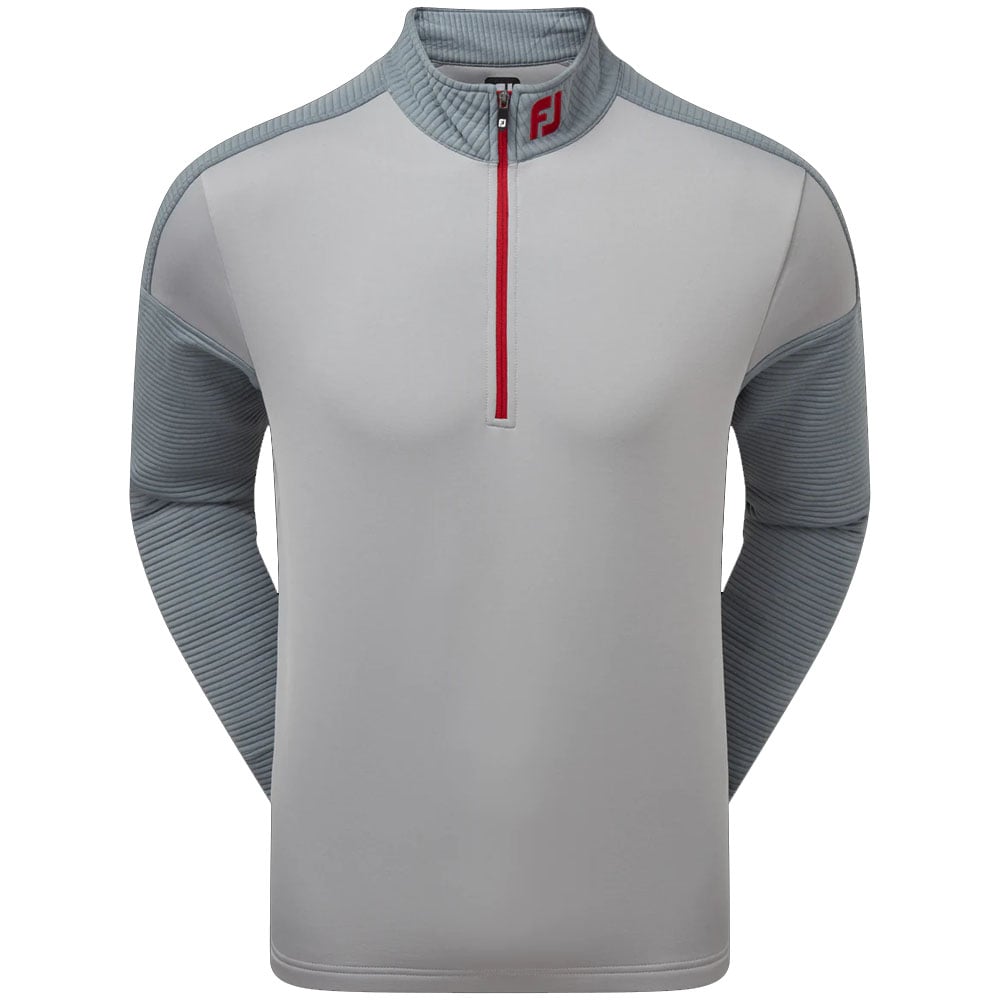 FootJoy Ribbed Chill-out Xtreme 1/4 Zip Pullover Grey/Smoke