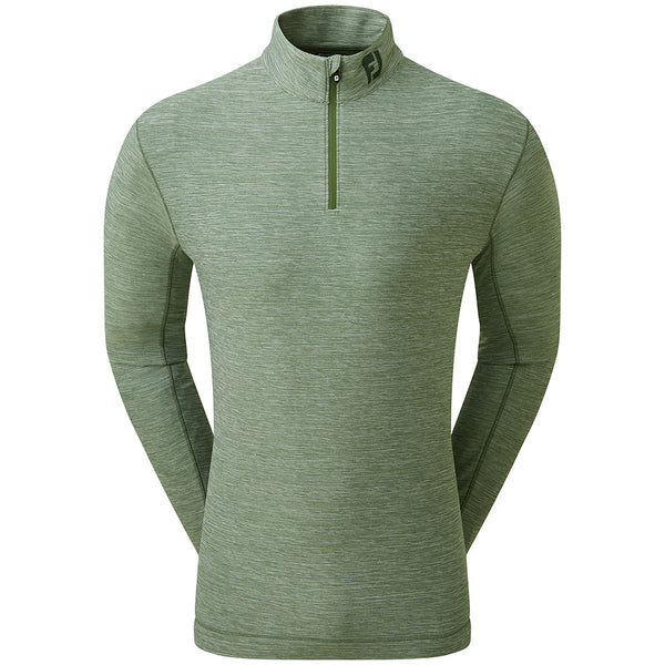FootJoy Space Dye Chill-Out 1/4 Zip Pullover - Olive