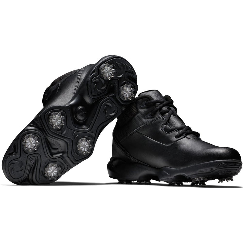 FootJoy Stormwalker Waterproof Spiked Boots - Black