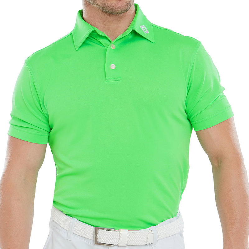 FootJoy Stretch Pique Solid Polo Shirt - Green