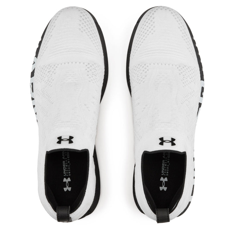 Under Armour HOVR Knit Lace Up Spikeless Shoes - White