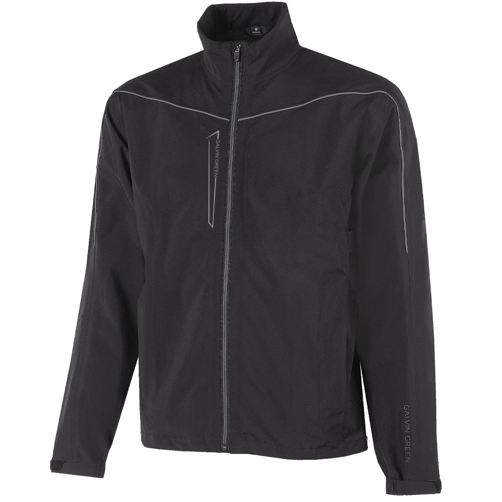 Galvin Green Armstrong Gore Tex Paclite Waterproof Jacket Black Shar