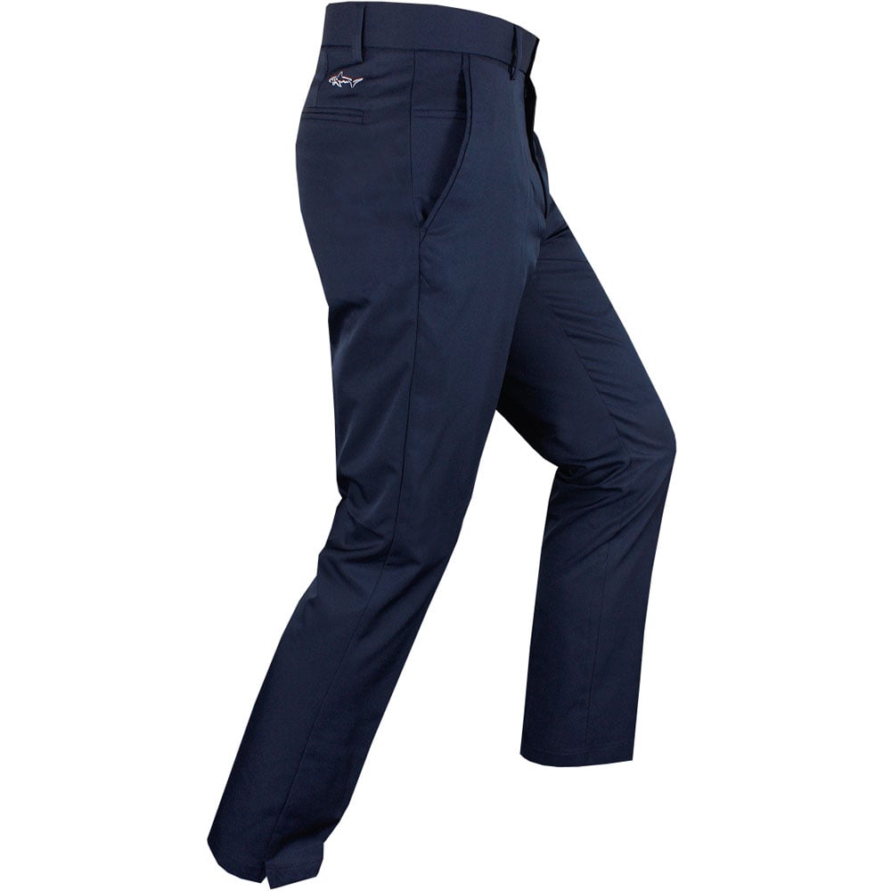 Greg Norman by ProQuip Flat Front 5 Pocket Trousers Navy
