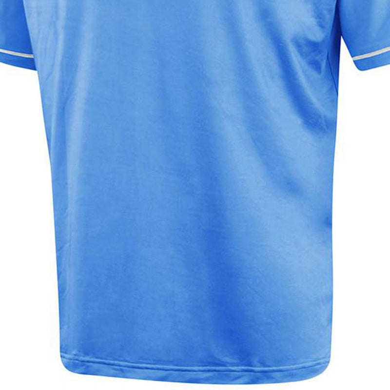 Island Green Graded Camo Print Polo Shirt - Mid-Blue Camo