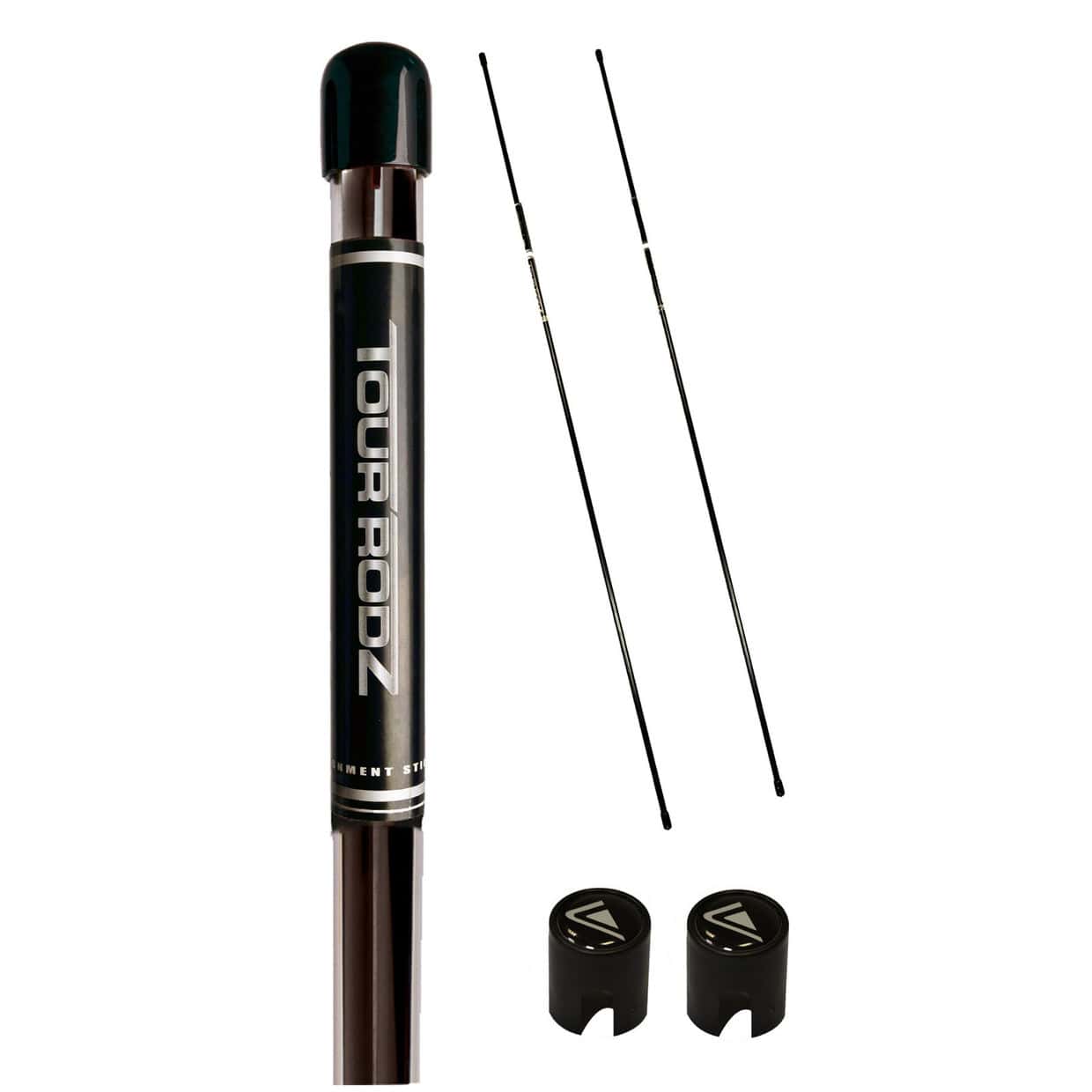 Longridge Tour Rodz Golf Alignment Sticks - Black