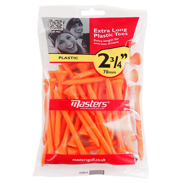 Masters Plastic 2 3/4 Inch Orange Tees - Pack of 30