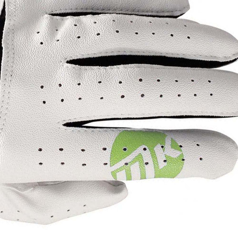 MKids All Weather Golf Glove - White/Lime