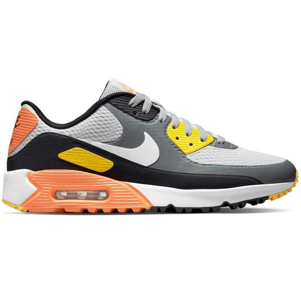 Nike Air Max 90 G Waterproof Spikeless Shoes Smoke Grey/Black/Orange