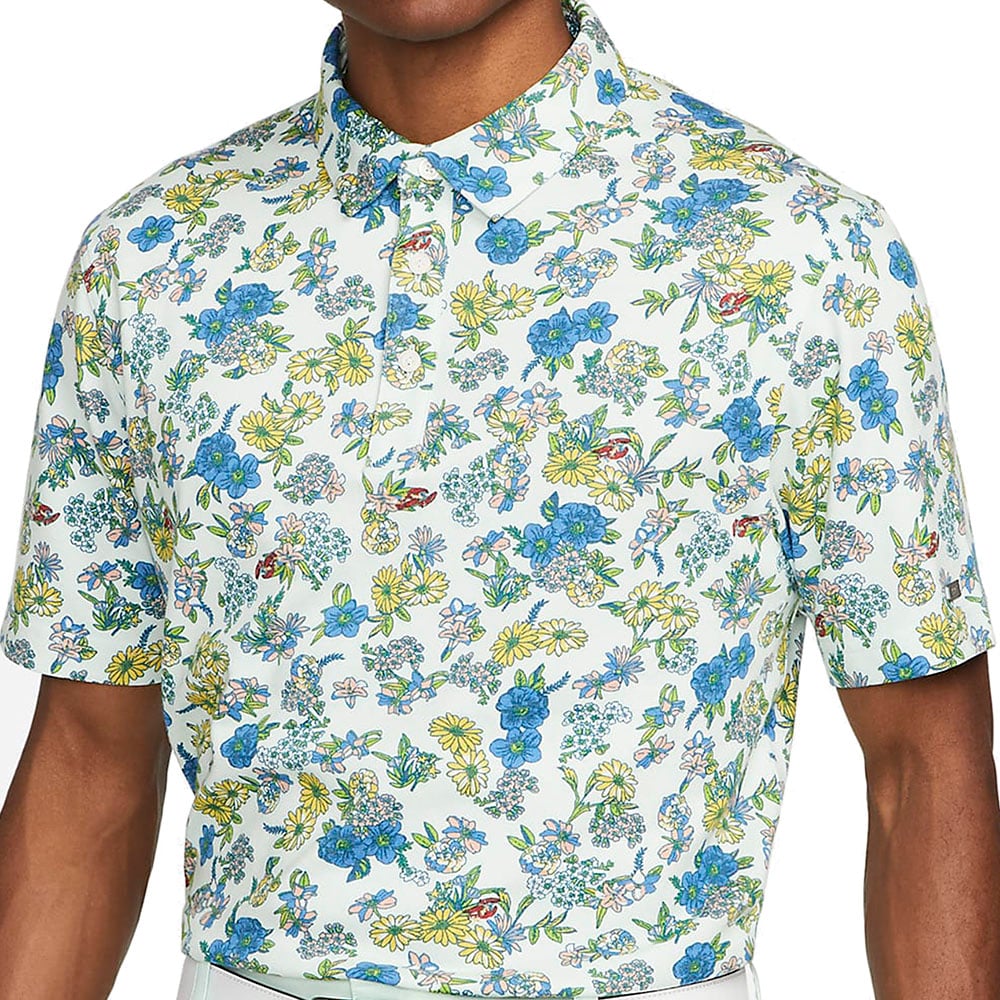 Nike floral polo shirts top