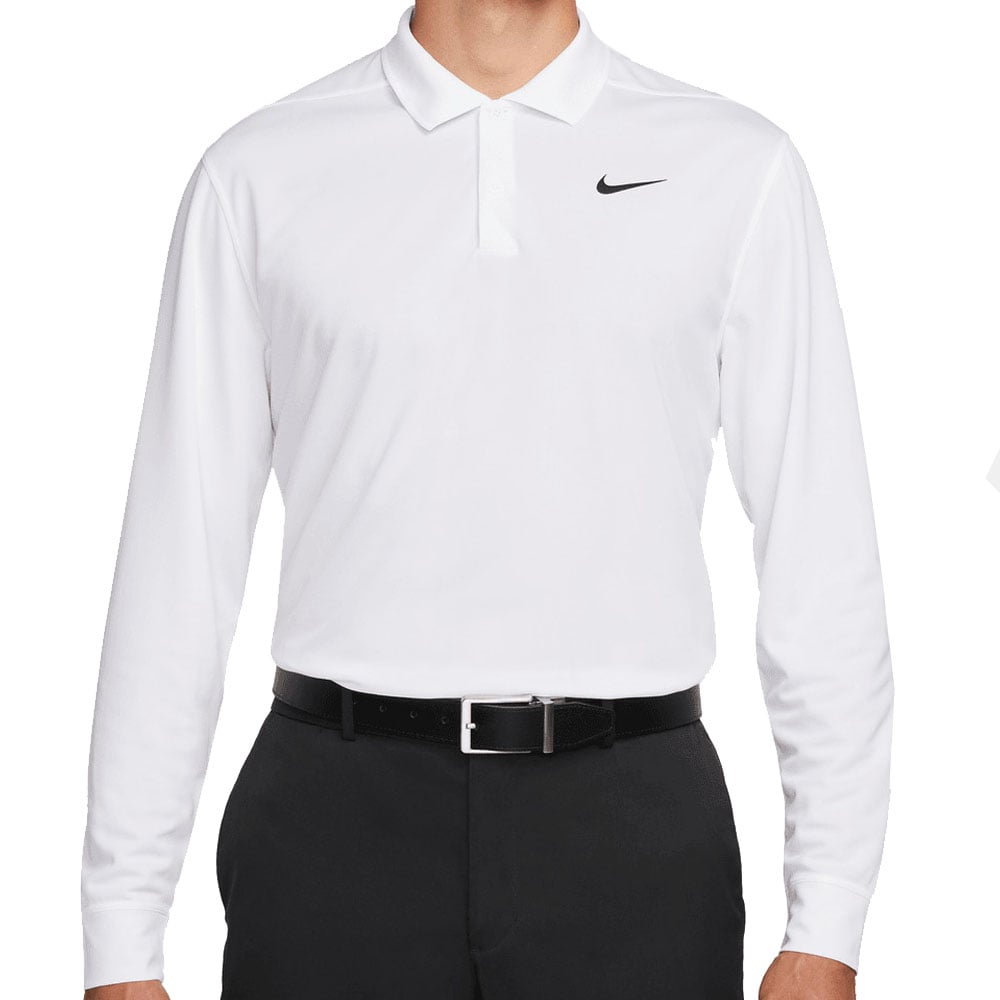 Nike dri fit long hot sale sleeve polo shirts