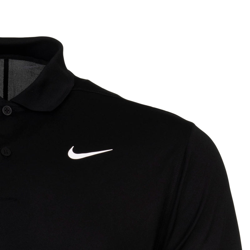 Nike Dri-FIT Victory Solid Polo Shirt - Black/White