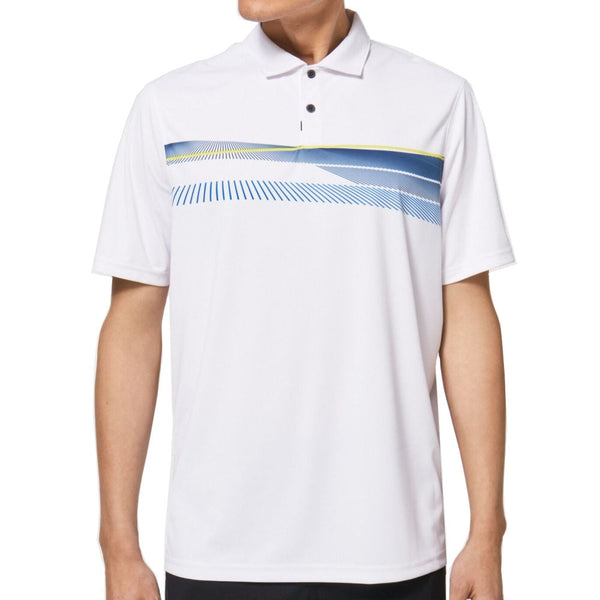 Oakley Dimension Stripe RC Polo Shirt - White