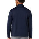 Original Penguin Lightweight Mixed Media 1/4 Zip - Black Iris