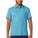 Original Penguin Dimensional "Pete"  Tee Twill Print Polo Shirt - Caribbean Sea