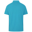 Original Penguin Dimensional "Pete"  Tee Twill Print Polo Shirt - Caribbean Sea