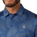 Original Penguin All Over YD Botanical Jacquard Polo Shirt - True Navy