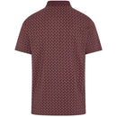 Original Penguin Pete's Check Print Block Polo Shirt - Mauve Wine