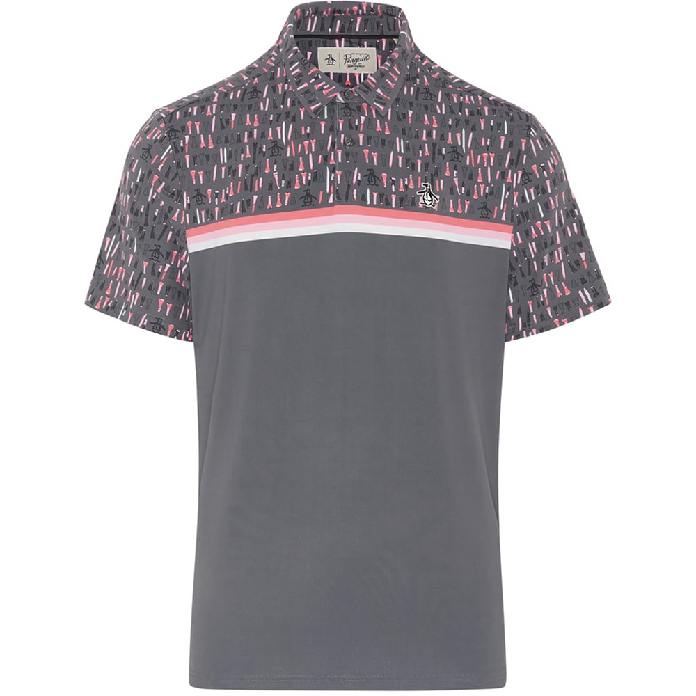 Penguin Broken Tees Golf Polo Shirt - Shade Penguin Broken Tees Golf Polo Shirt - Shade