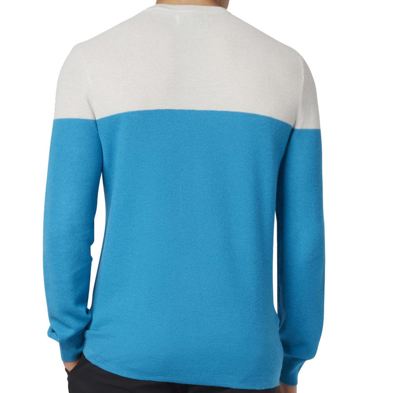 Original Penguin Colour Block Sweater - Pearl Blue