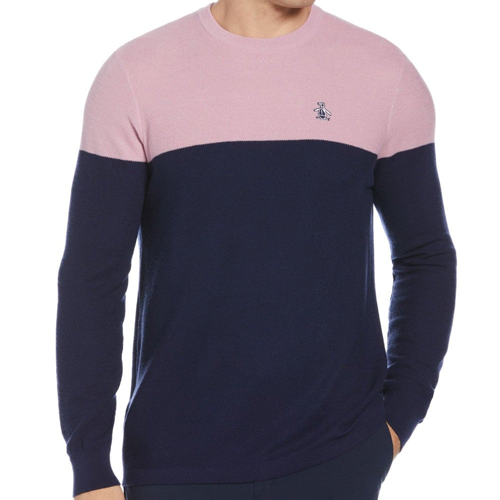 Original Penguin Colour Block Sweater - Pirouette