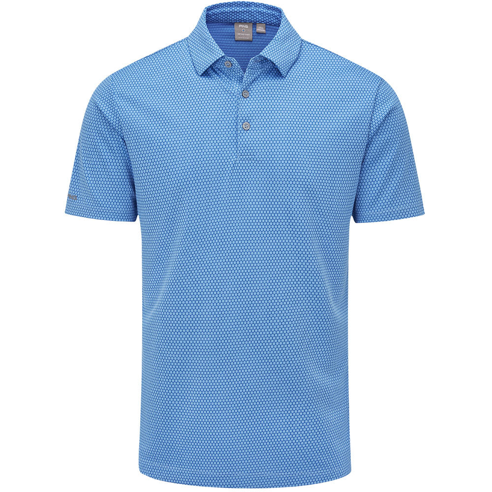 Ping Halcyon SensorCool Polo Shirt Infinity Blue Multi