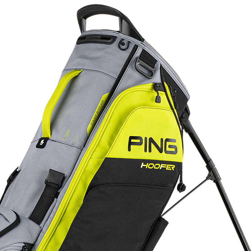 Ping Hoofer Stand Bag - Black/Iron/Neon Yellow