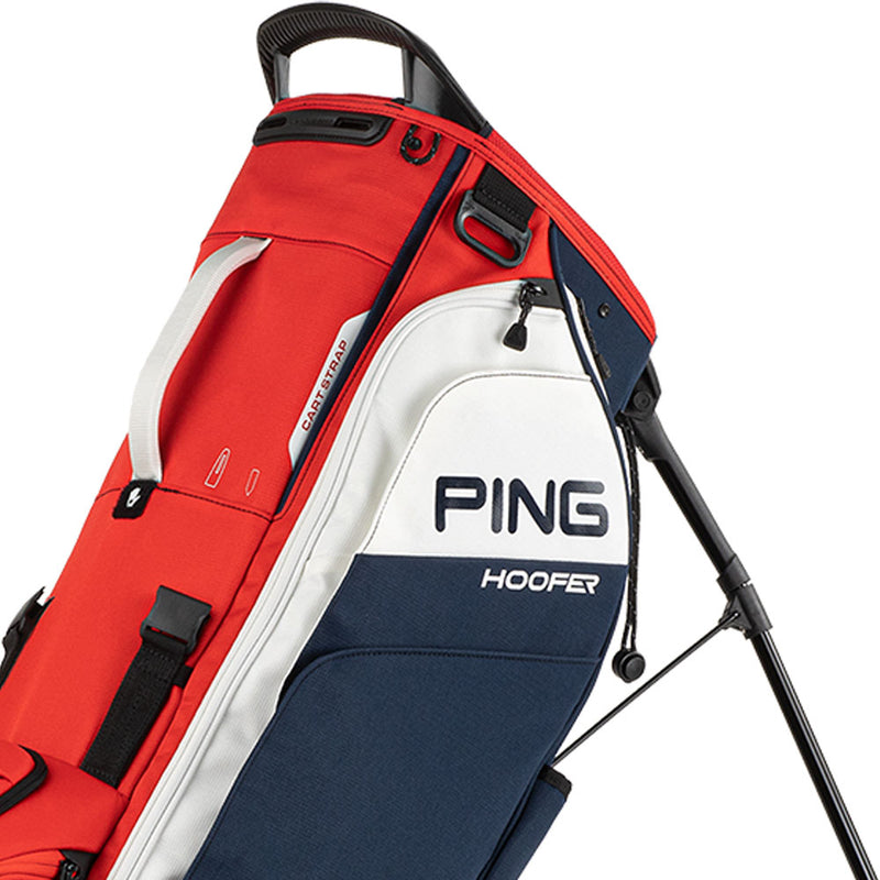 Ping Hoofer Stand Bag - Navy/Red/White