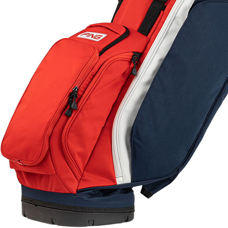 Ping Hoofer Stand Bag - Navy/Red/White