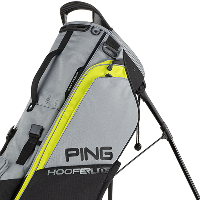 Ping Hoofer Lite Stand Bag - Black/Iron/Neon Yellow