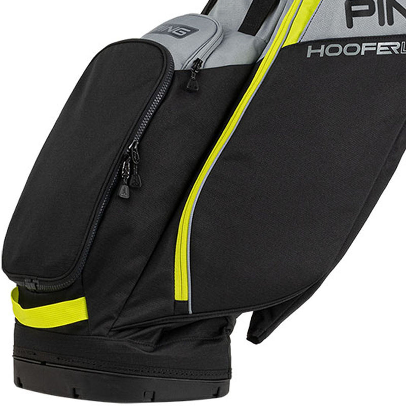 Ping Hoofer Lite Stand Bag - Black/Iron/Neon Yellow