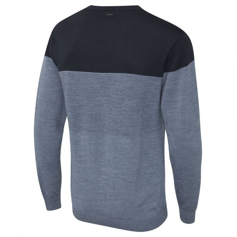 Ping Lucas V-Neck Sweater - Greystone Marl/Navy