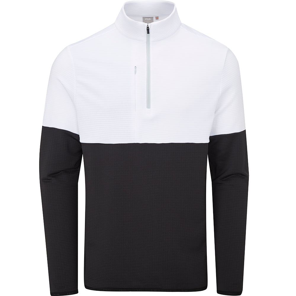Ping Nexus 1 4 Zip SensorWarm Pullover Black White