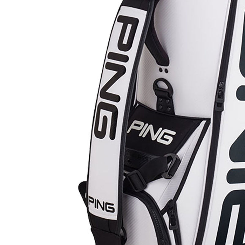 PING Tour Staff Cart Bag - White/Black