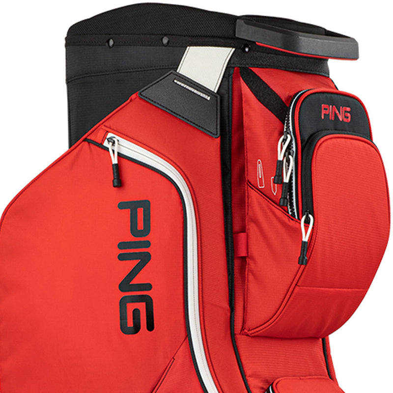Ping Traverse Cart Bag - Red/Black/White