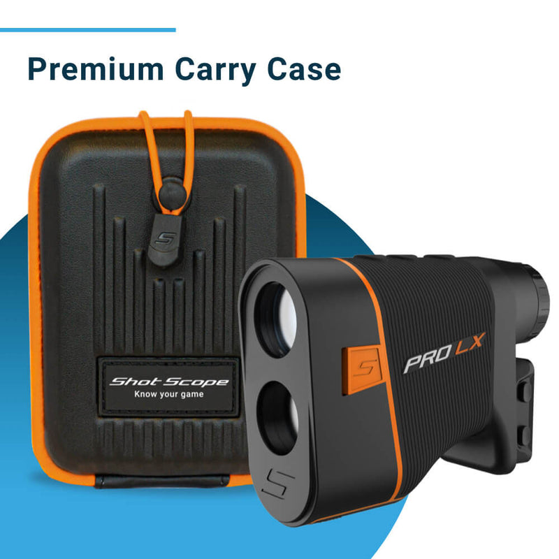 Shot Scope PRO LX+ Laser Rangefinder and H4 Handheld GPS - Orange