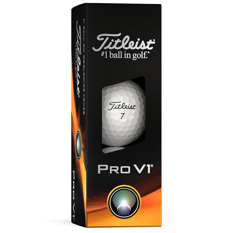 Titleist Pro V1 High Number Golf Balls - White - 12 Pack