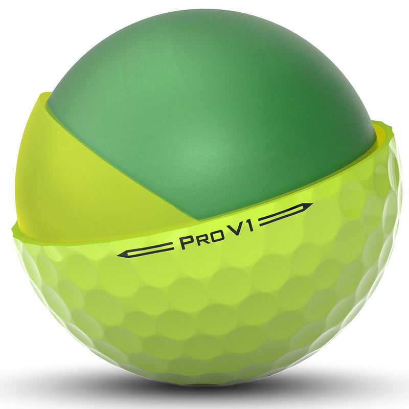 Titleist Pro V1 Golf Balls - Yellow - 12 Pack