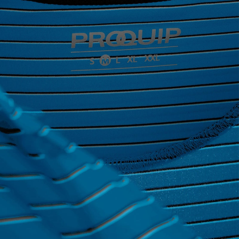 ProQuip Pro Tech Feeder Stripe Polo Shirt - Azure Blue
