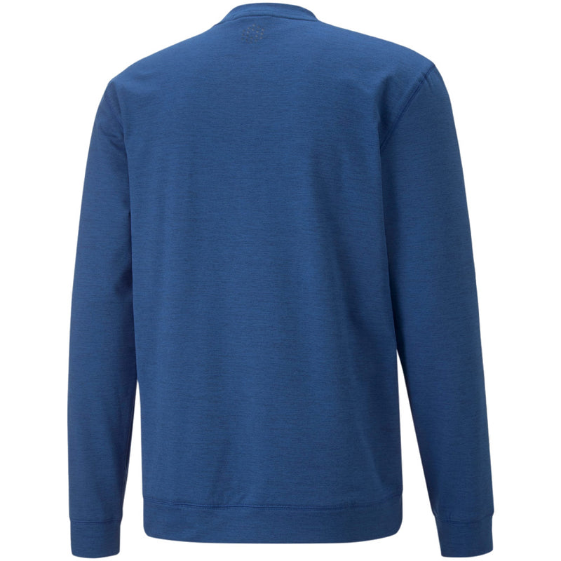 Puma Cloudspun Crew Neck Sweater - Blazing Blue Heather