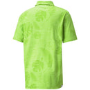 Puma Cloudspun Leaves n' Flowers Polo Shirt - Greenery Heather