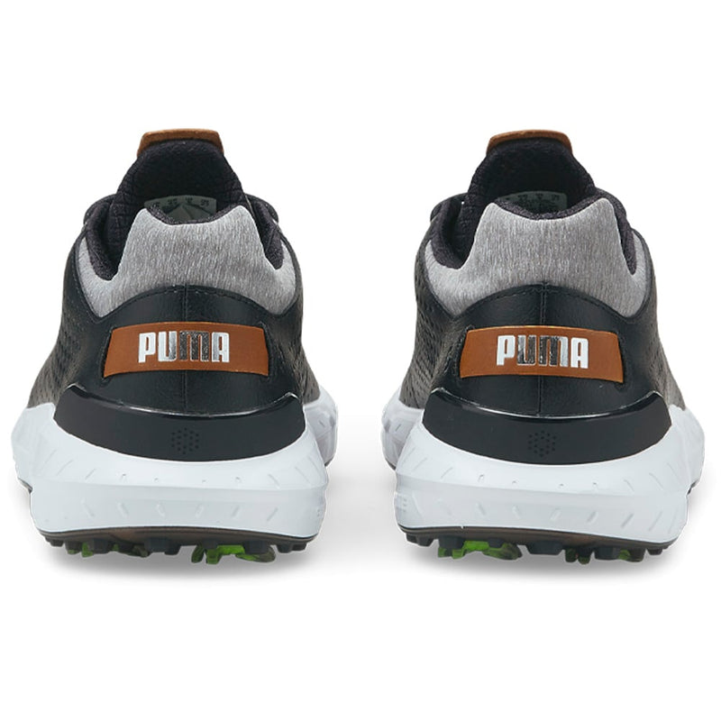 Puma IGNITE Articulate Leather Waterproof Spiked Shoes - Black/Silver