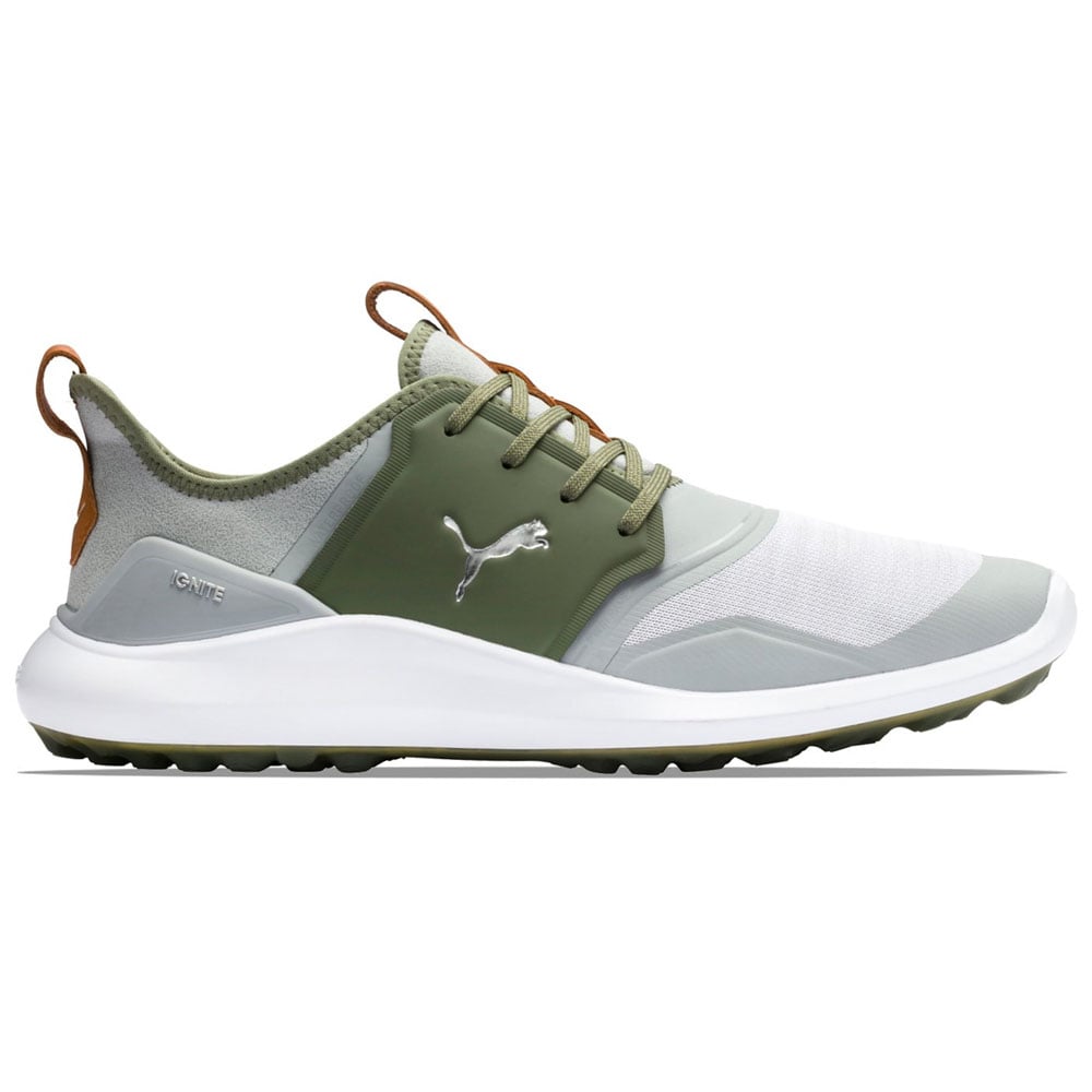 Puma Ignite NXT Lace Spikeless Shoes High Rise Silver Lichen Green
