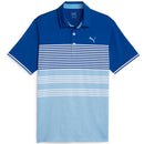 Puma MATTR Track Polo Shirt - Festive Blue/Regal Blue Heather